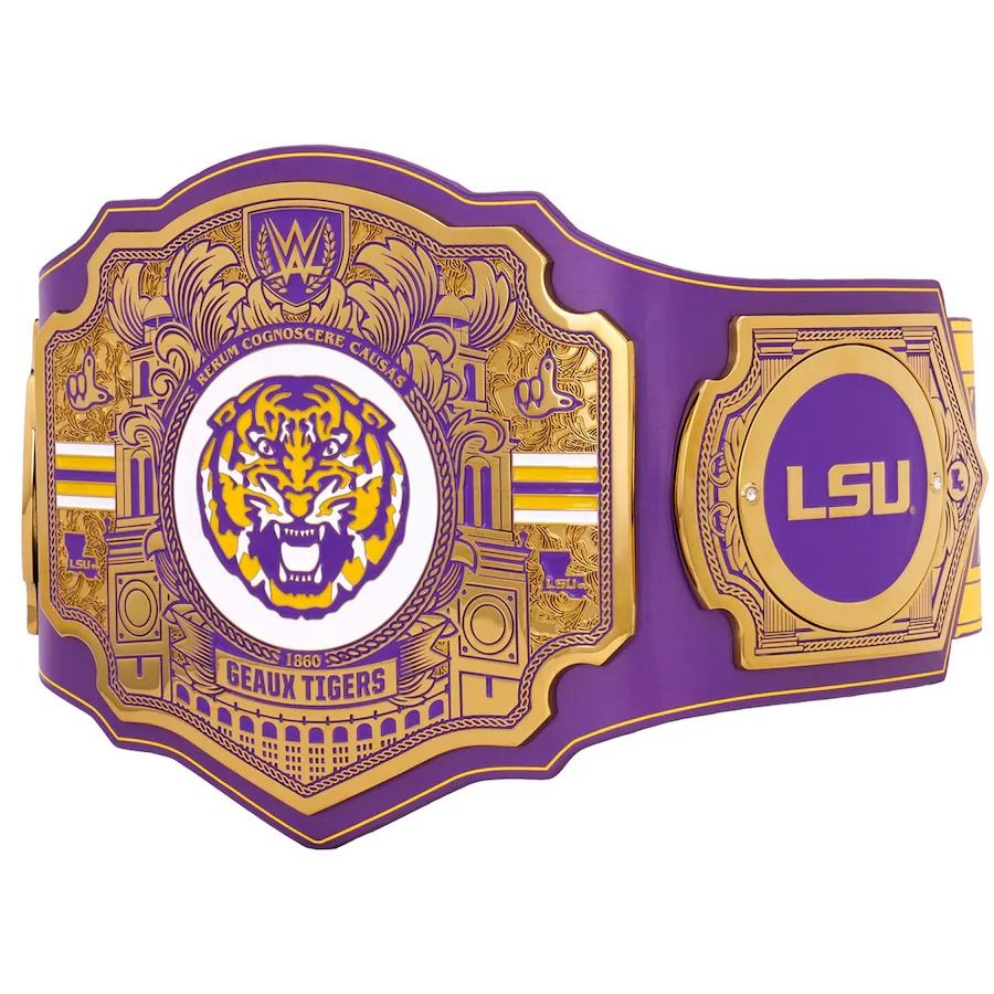 LSU Tigers Belts WWE Championship Legacy Title
