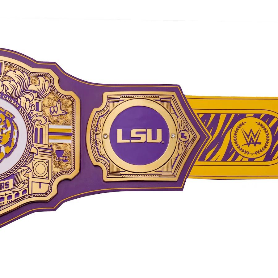 LSU Tigers Belts WWE Championship Legacy Title