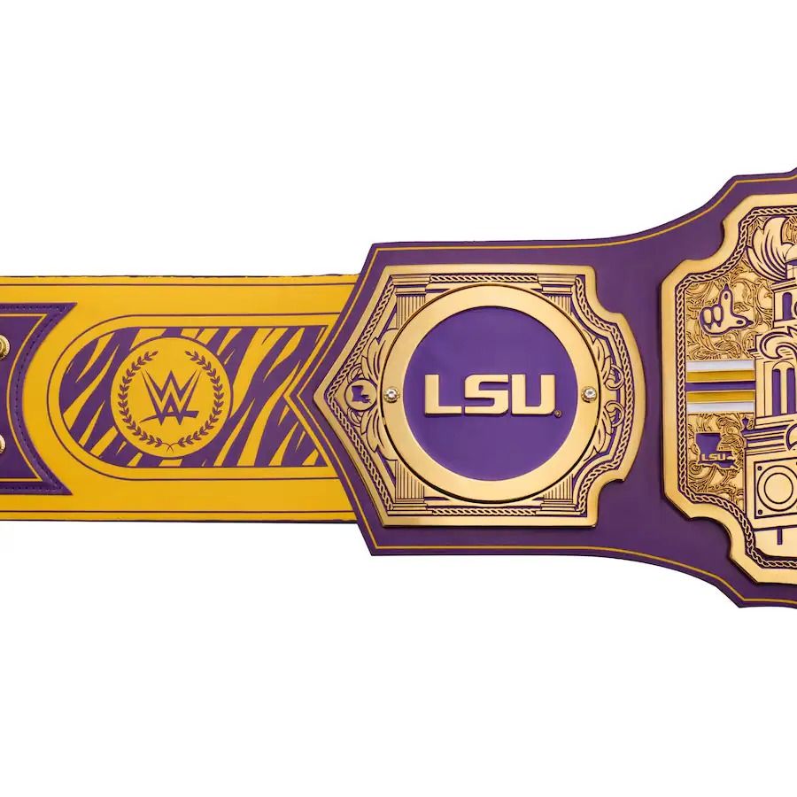 LSU Tigers Belts WWE Championship Legacy Title