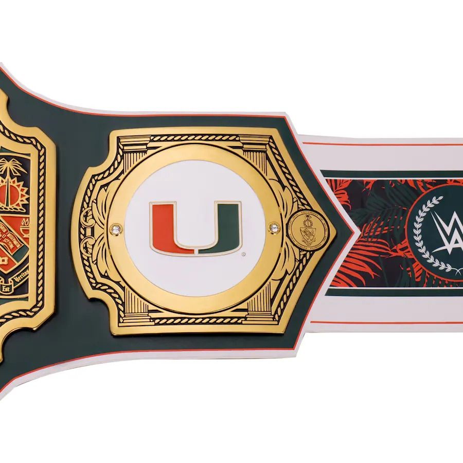 Miami Hurricanes Championship Belt WWE Legacy Title
