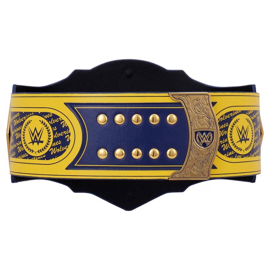 Michigan Wolverines Championship Belt WWE Legacy Title