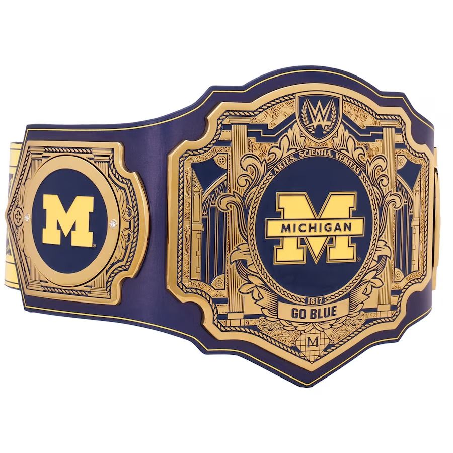 Michigan Wolverines Championship Belt WWE Legacy Title