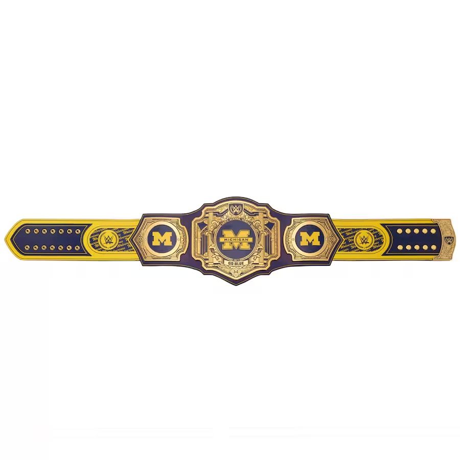 Michigan Wolverines Championship Belt WWE Legacy Title