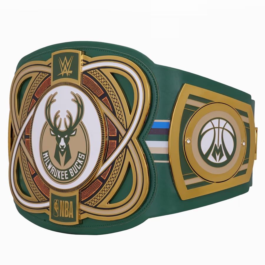 Milwaukee Bucks WWE Belt Championship Legacy Title Belt