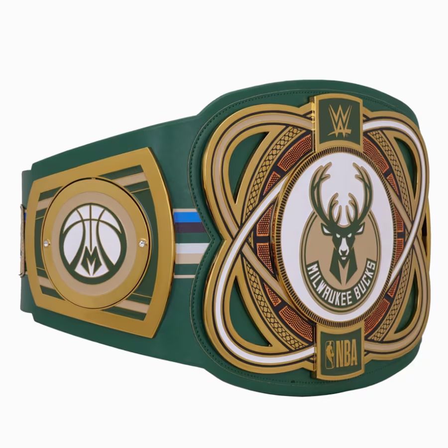 Milwaukee Bucks WWE Belt Championship Legacy Title Belt