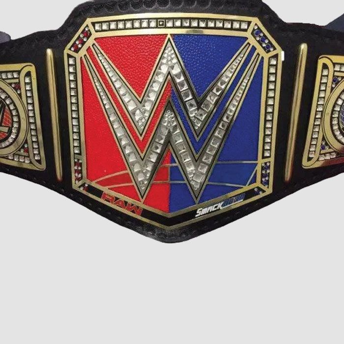 New Adult Size WWE Raw vs SmackDown Championship Replica Title Belt – 4mm Brass Plates