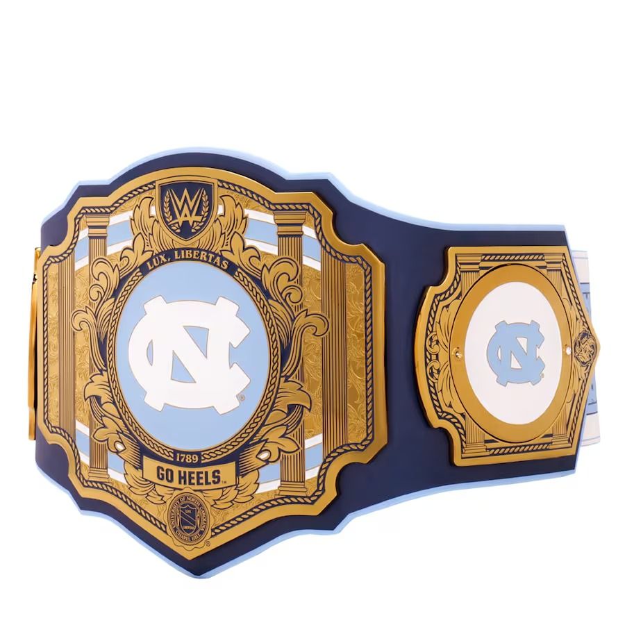 North Carolina Tar Heels Belt WWE Champioinship Legacy Title Belt