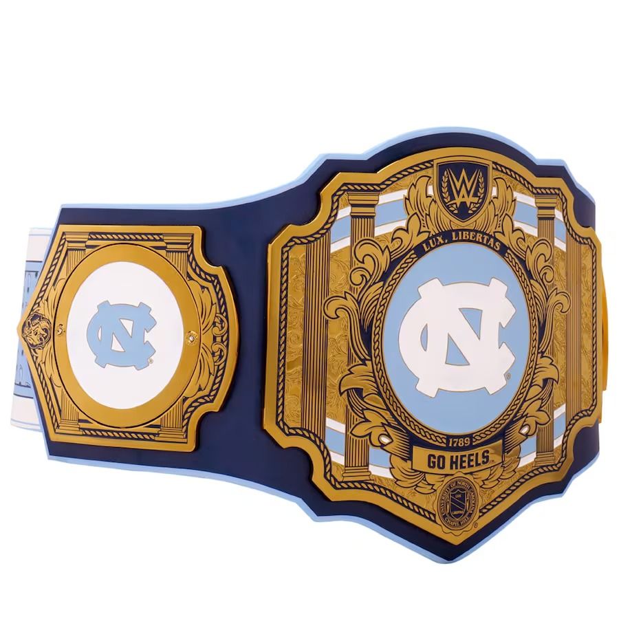 North Carolina Tar Heels Belt WWE Champioinship Legacy Title Belt