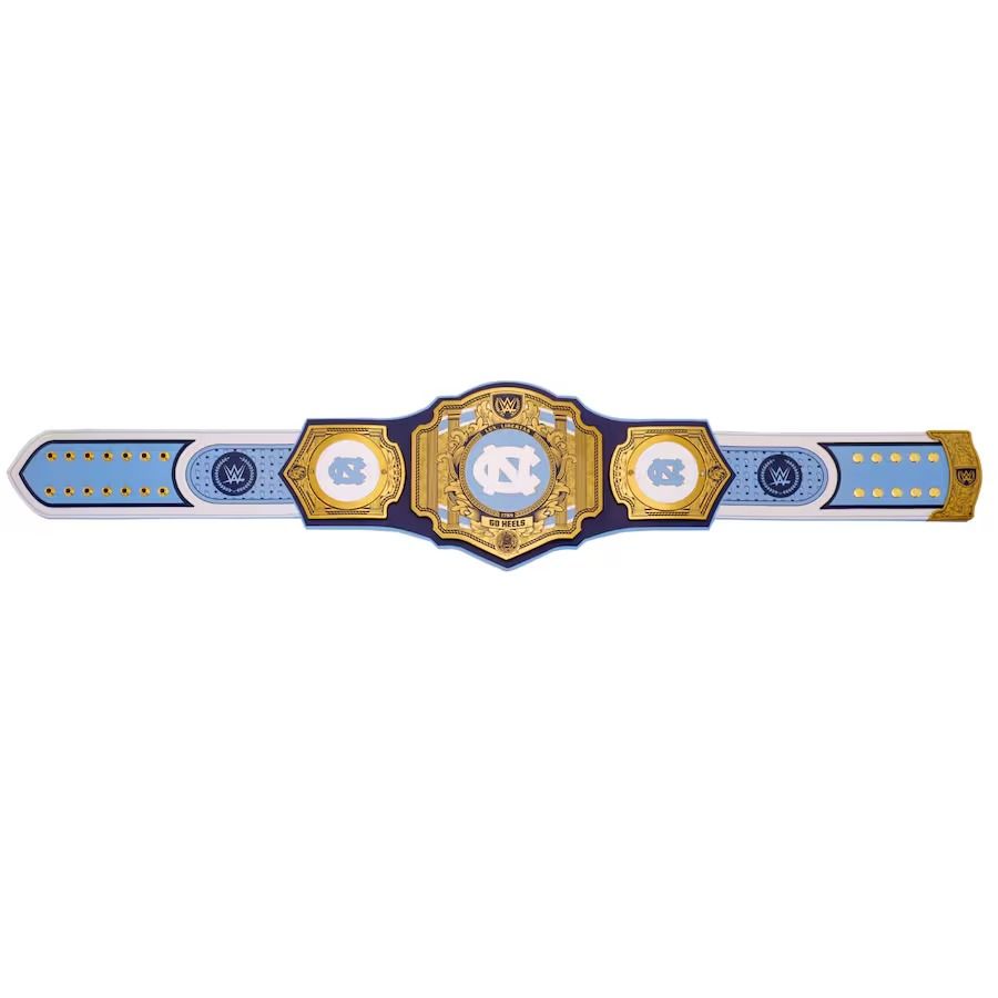 North Carolina Tar Heels Belt WWE Champioinship Legacy Title Belt