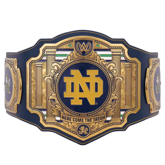 Notre Dame Fighting Irish Belt WWE Championship Legacy Title