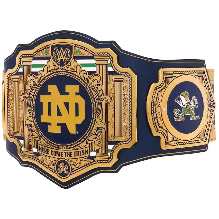 Notre Dame Fighting Irish Belt WWE Championship Legacy Title