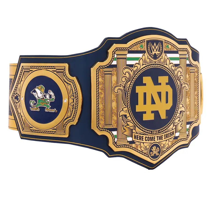 Notre Dame Fighting Irish Belt WWE Championship Legacy Title