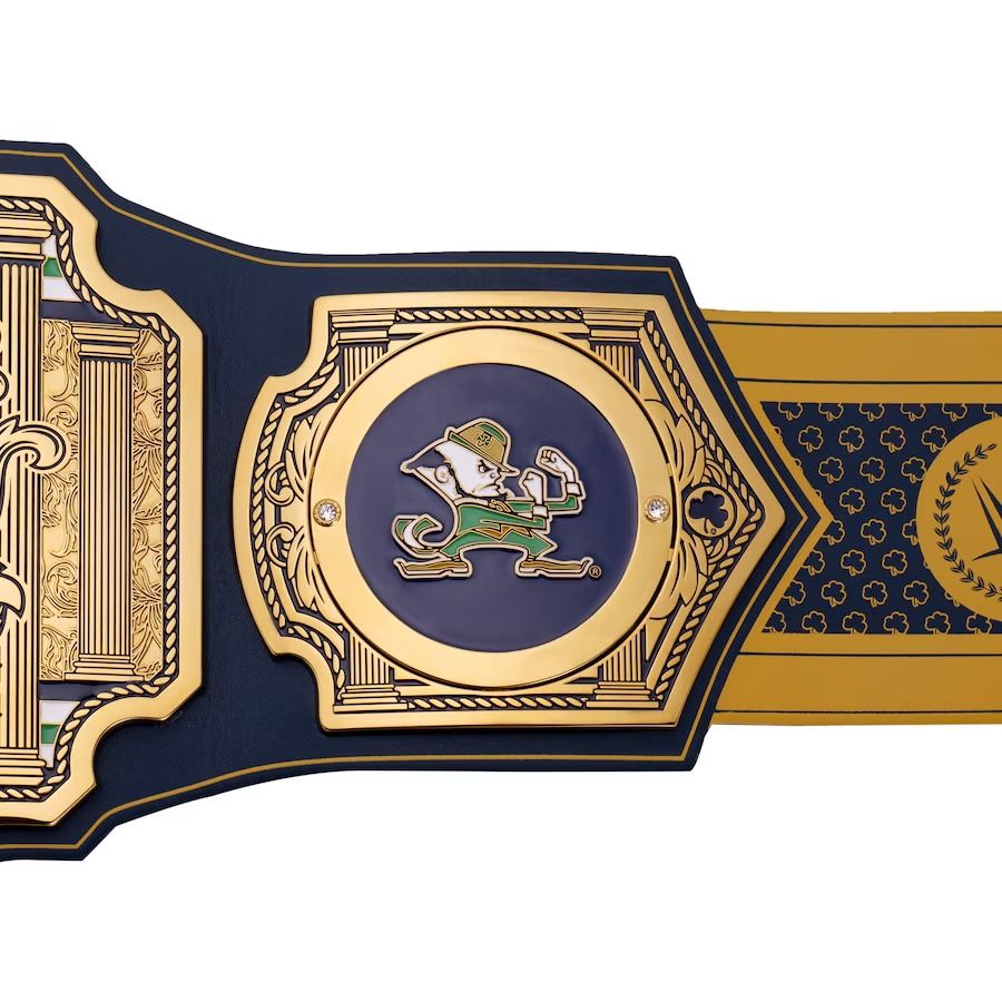 Notre Dame Fighting Irish Belt WWE Championship Legacy Title