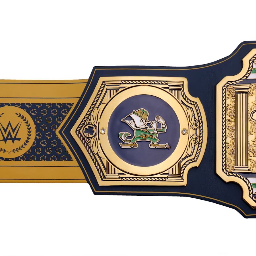 Notre Dame Fighting Irish Belt WWE Championship Legacy Title