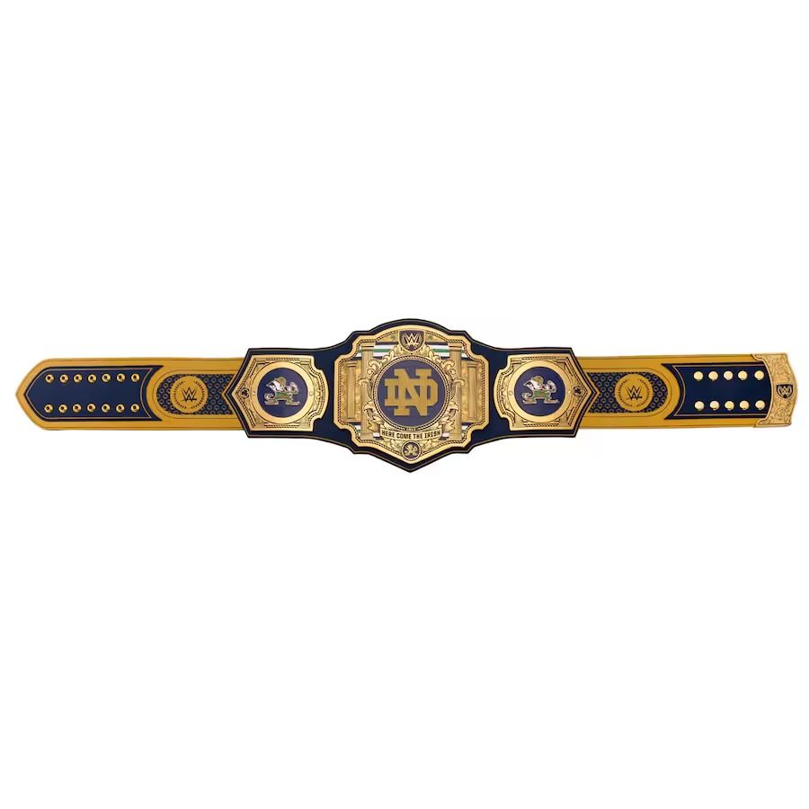 Notre Dame Fighting Irish Belt WWE Championship Legacy Title