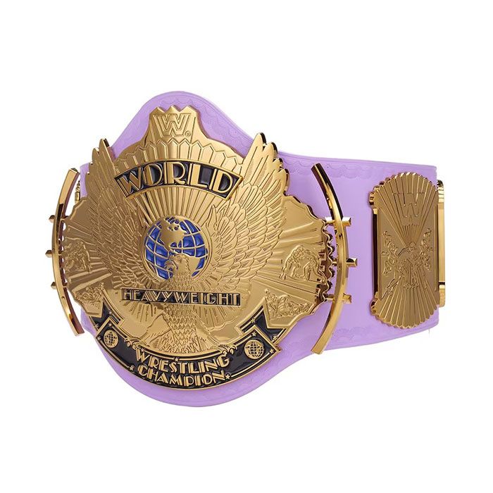 Purple Big Eagle Championship Belt – WWE Winged Replica Title