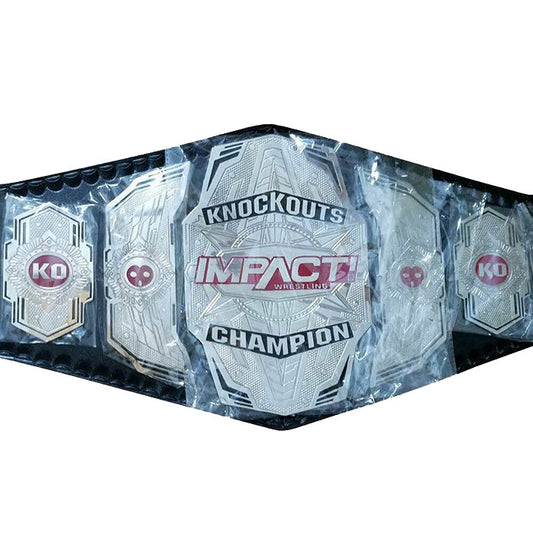 TNA Impact Knockouts Championship Replica Title Belt – Red Version