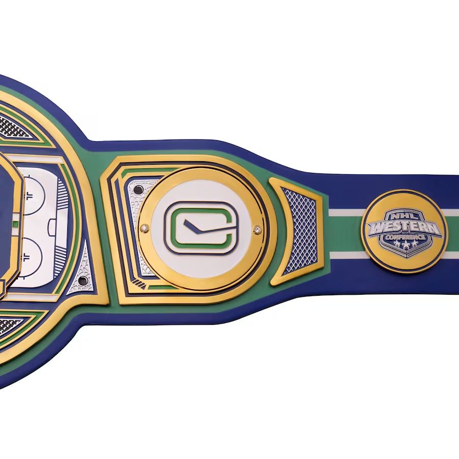 Vancouver Canucks Belt NHL Championship Legacy Title