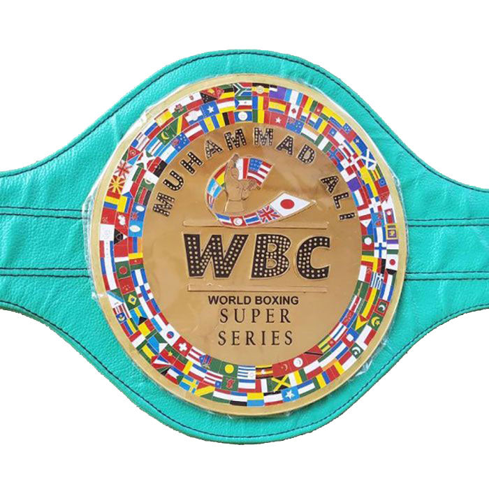 Replica WBC Championship Belt – Muhammad Ali Boxing Super Series (2mm Brass Plates)