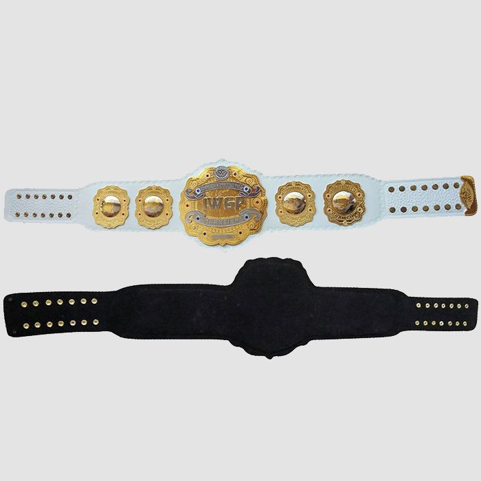 IWGP Championships International White Strap Title Belt – Replica