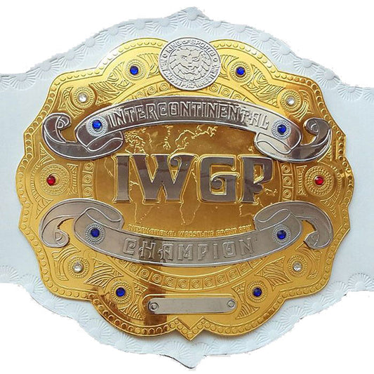 IWGP Championships International White Strap Title Belt – Replica