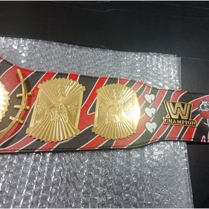 WWF Hulk Hogan Hulkamania Championship Replica Title Belt