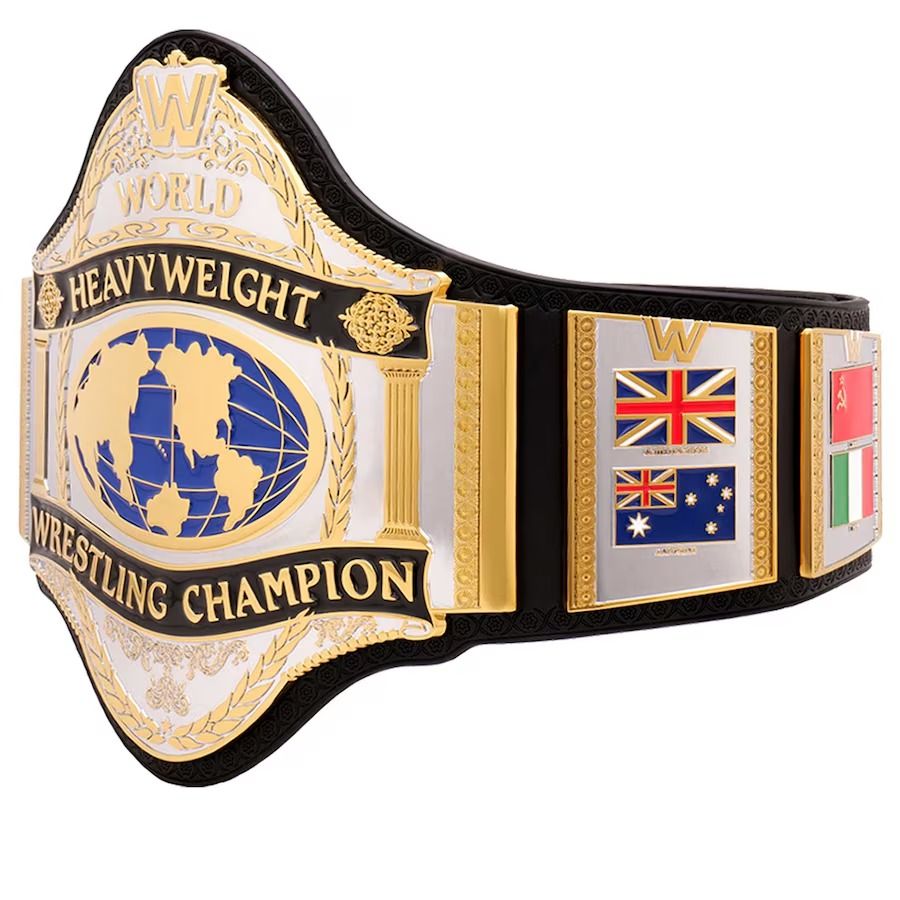 WWE 1986 Retro Championship Replica Title Belt – Classic Edition