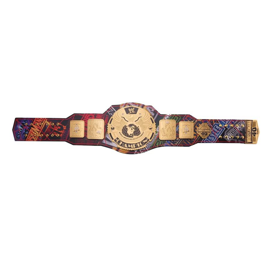 WWE Attitude Era Championship Replica Belt – 40 Years of WrestleMania Edition
