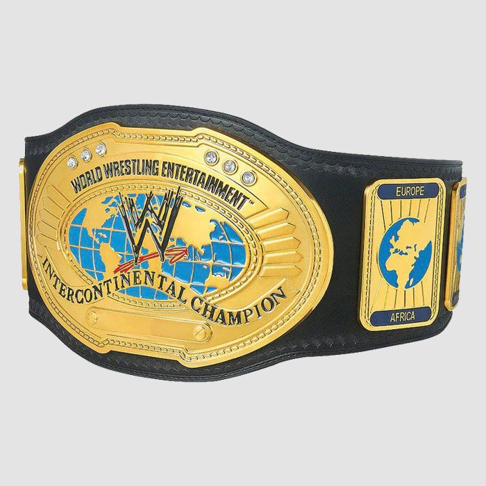 WWF European Championship Attitude Era Intercontinental Replica Title Belt