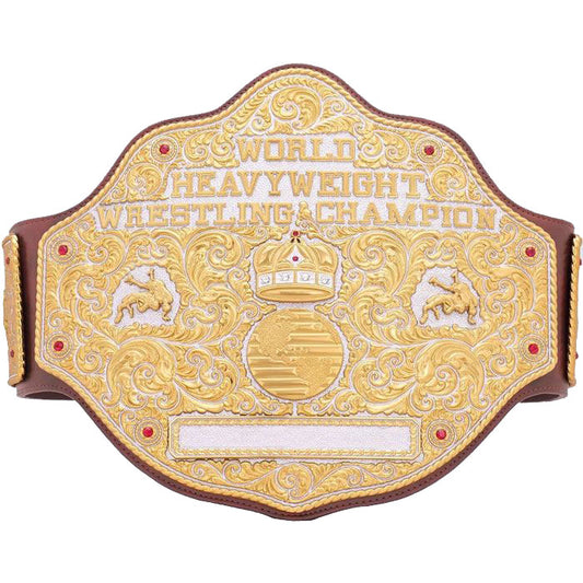 WBC x WWE Big Gold World Heavyweight Championship Replica Title Belt – Brown Strap