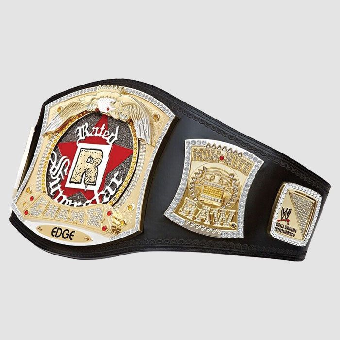 WWE Edge Rated R Spinner Championship Replica Title Belt