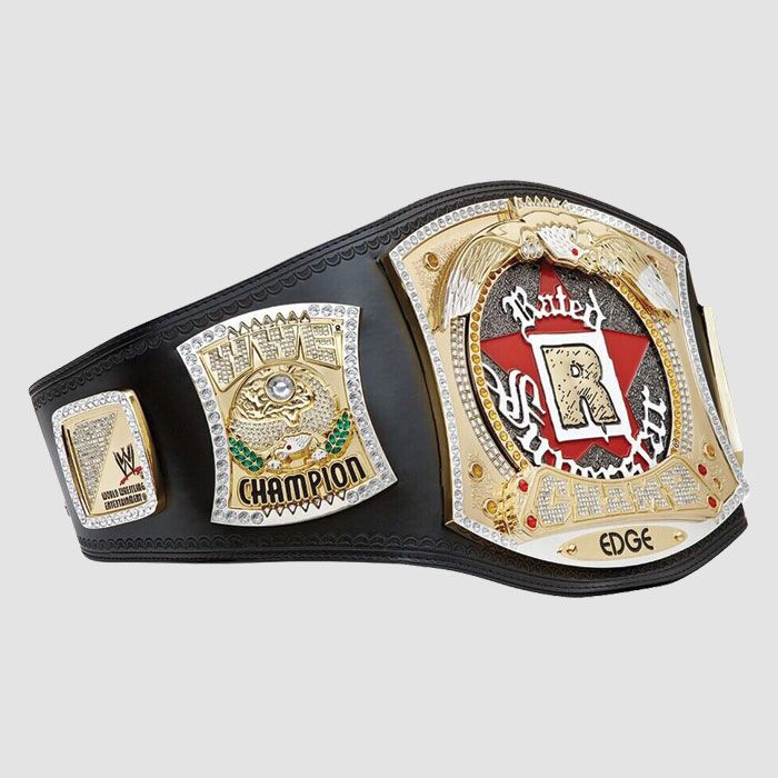 WWE Edge Rated R Spinner Championship Replica Title Belt