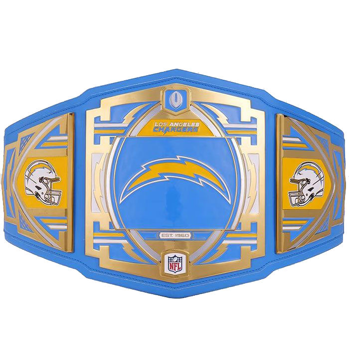 WWE Los Angeles Chargers 2023 Legacy Championship Replica Title Belt