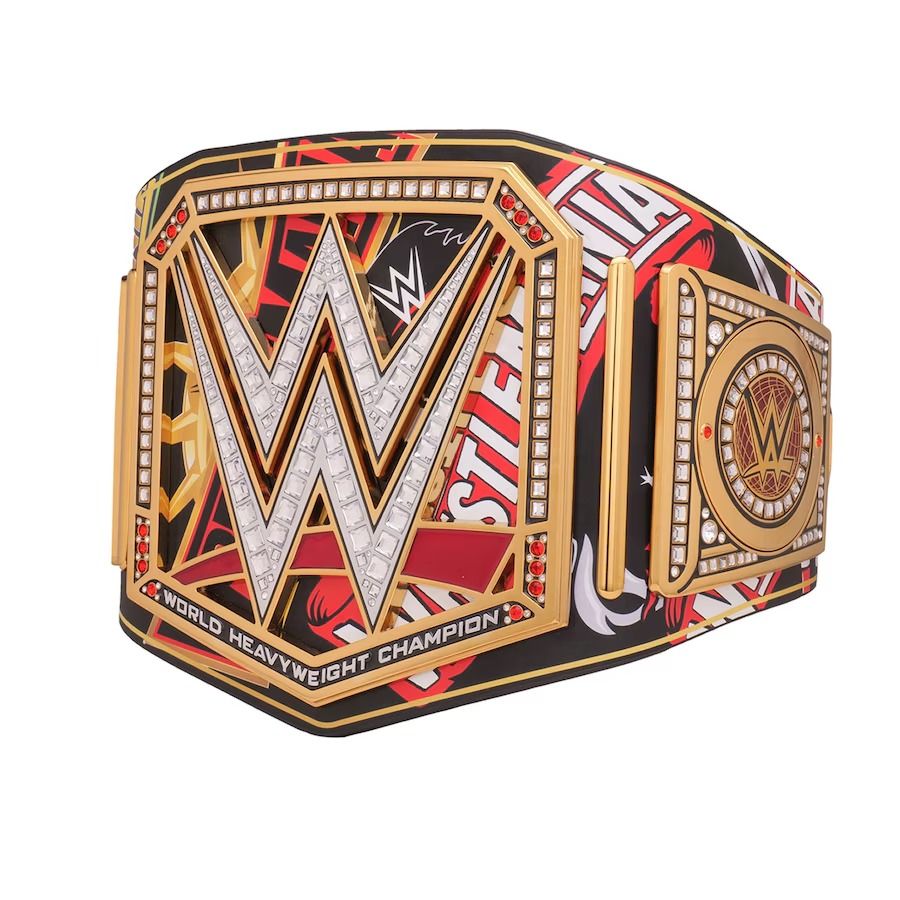 WWE Modern Era Championship Replica Belt – 40 Years of WrestleMania Edition
