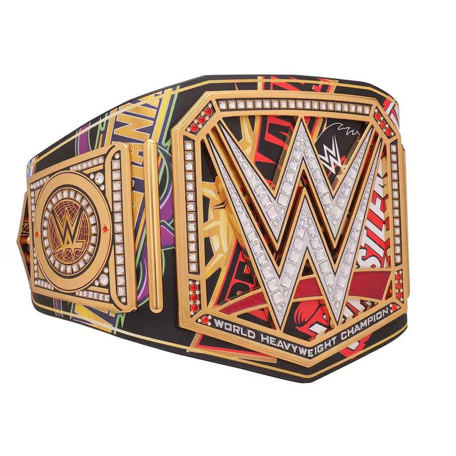 WWE Modern Era Championship Replica Belt – 40 Years of WrestleMania Edition