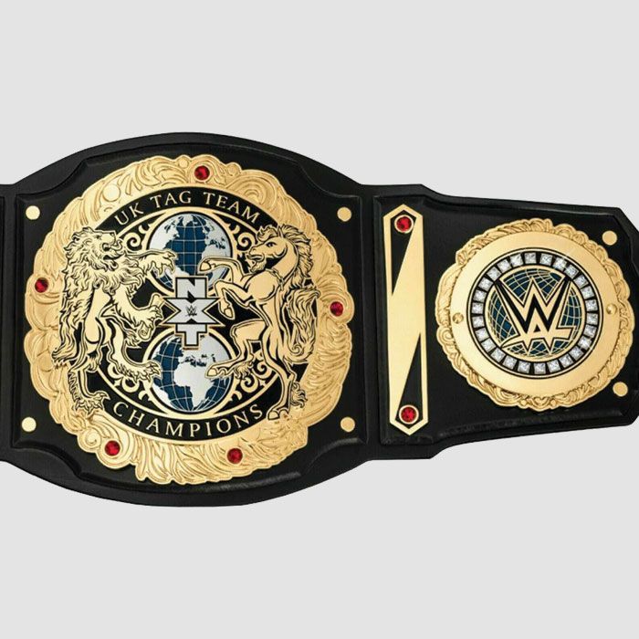 NXT UK Champions Tag Team Wrestling Replica Title Belt