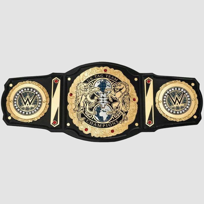 NXT UK Champions Tag Team Wrestling Replica Title Belt