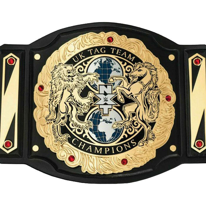 NXT UK Champions Tag Team Wrestling Replica Title Belt