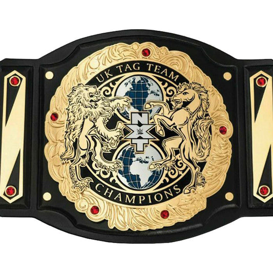 NXT UK Champions Tag Team Wrestling Replica Title Belt