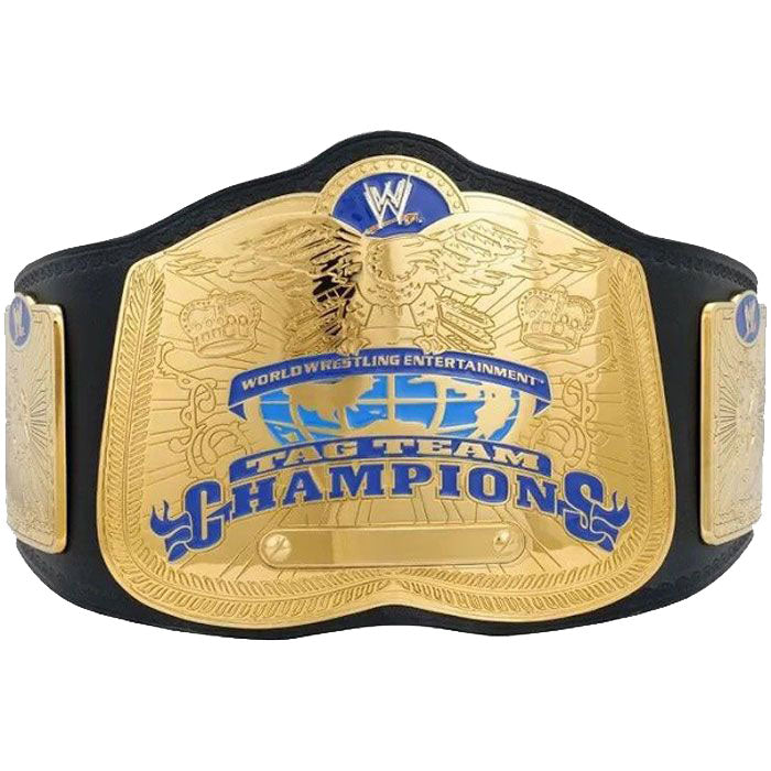 WWE Ruthless Aggression SmackDown Tag Team Championship Replica Title Belt
