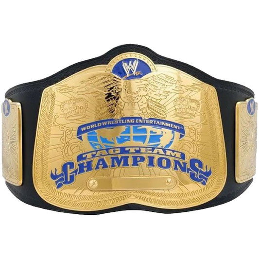 WWE Ruthless Aggression SmackDown Tag Team Championship Replica Title Belt