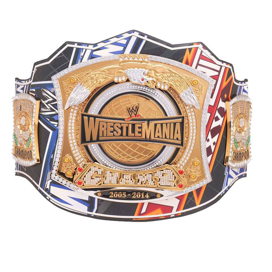 WWE Spinner 40 Years Of WrestleMania Replica Championship Title Belt