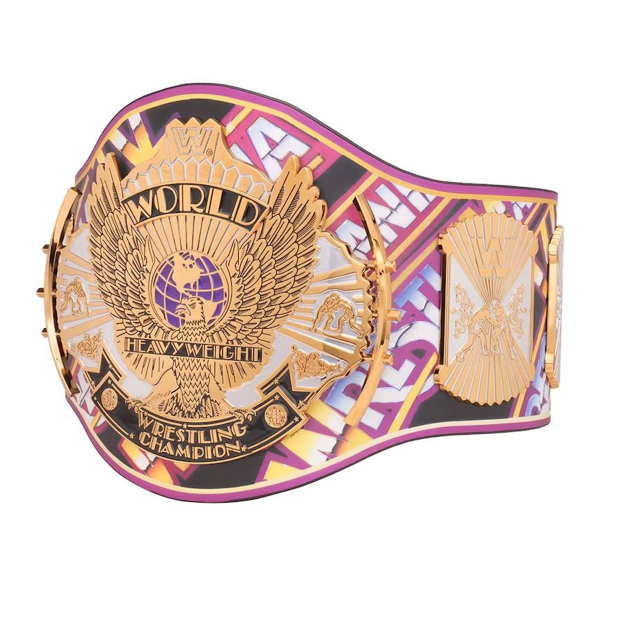 WWE Winged Eagle 40 Years of WrestleMania Replica Championship Title Belt