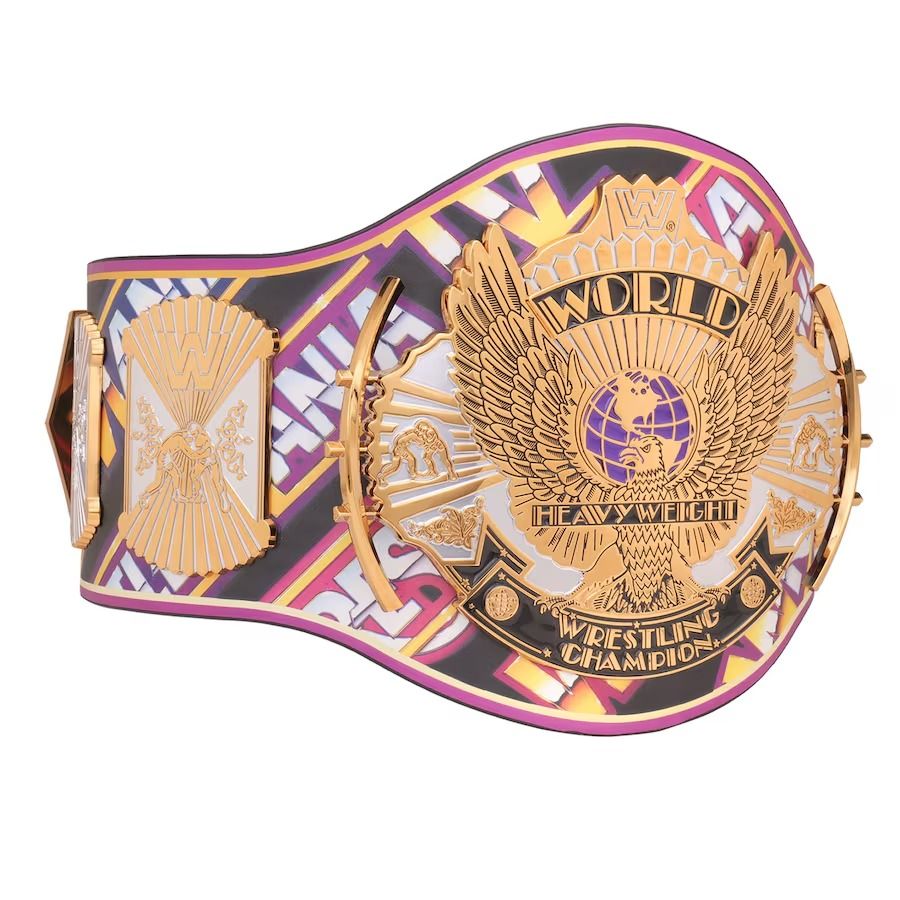 WWE Winged Eagle 40 Years of WrestleMania Replica Championship Title Belt