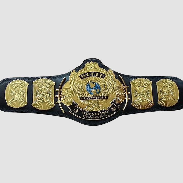WWF Winged Eagle Dual Plated Championship Replica Title Belt